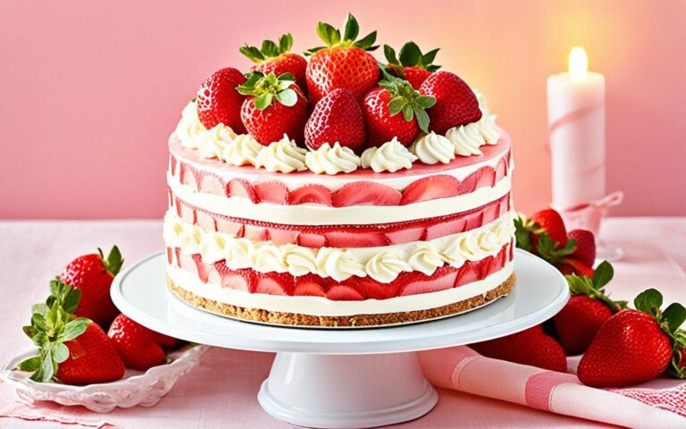 Classic Strawberry And Cream Cake A Summertime Favorite