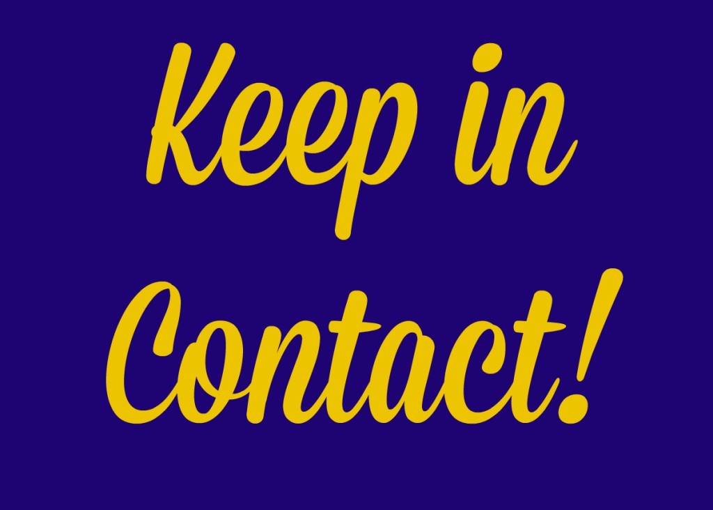 keep in contact