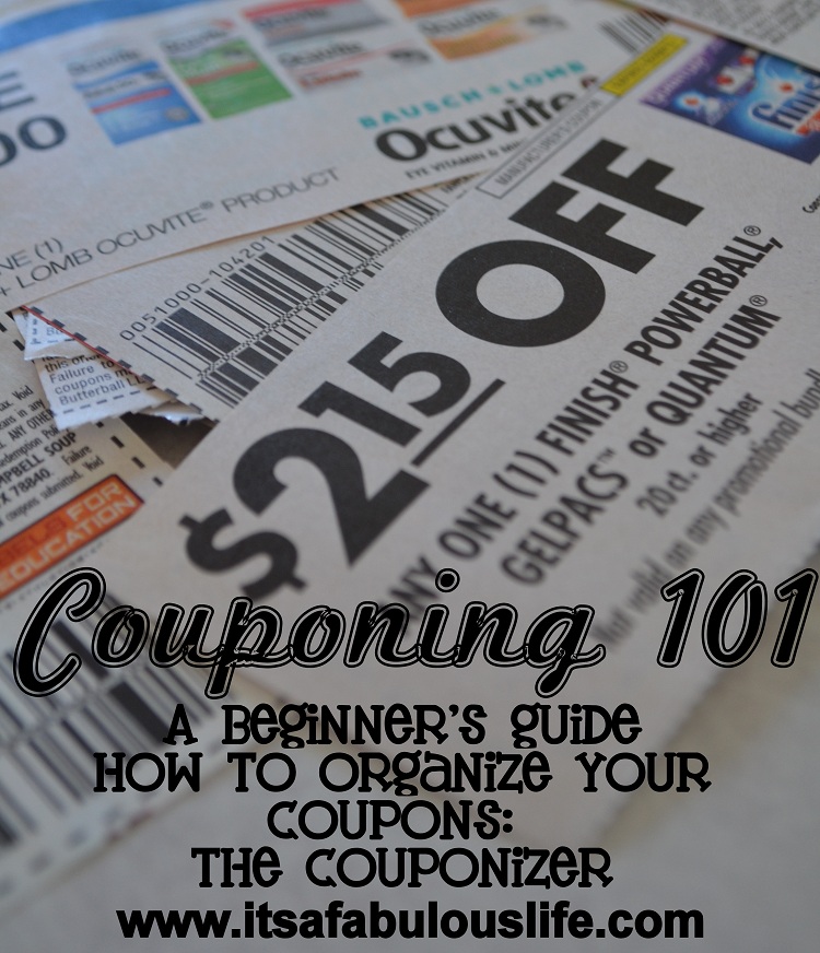 couponing 101 how to organize your coupons the couponizer