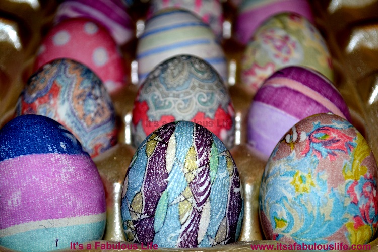 Silk Dyed Easter Eggs Its a Fabulous Life
