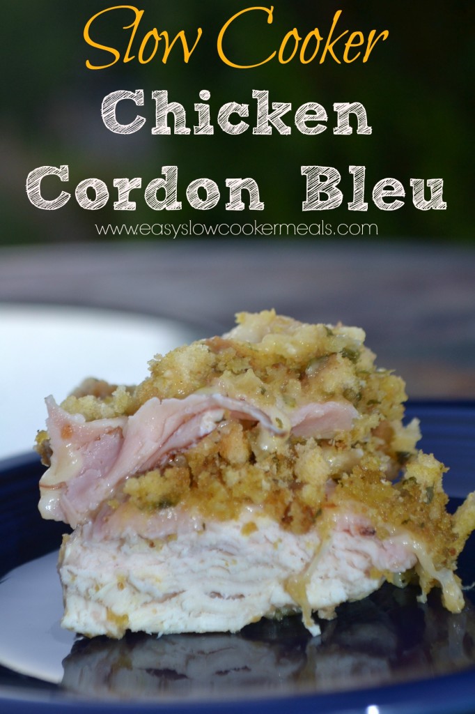 chicken cordon bleu slow cooker casserole