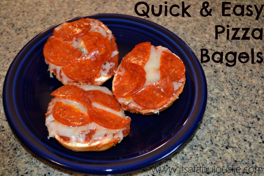 pizza bagels quick and easy under 5