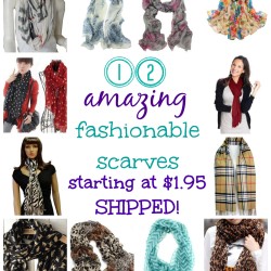 12 Fashionable Scarves Starting At Just $1.95 Shipped!
