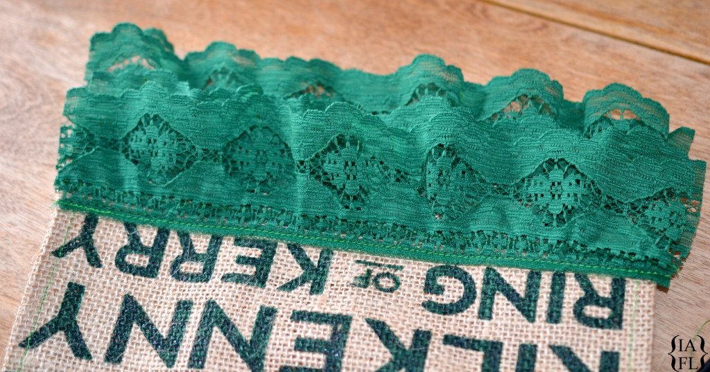 Burlap and Lace St.Patricks Day Runner