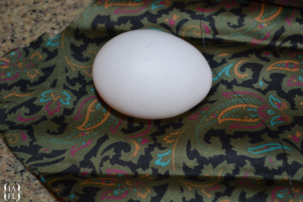How to dye Easter Eggs with Silk Ties