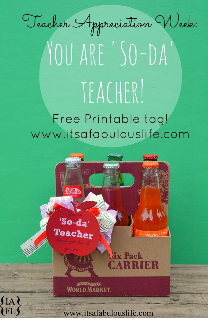 You are so da teacher free printable tag