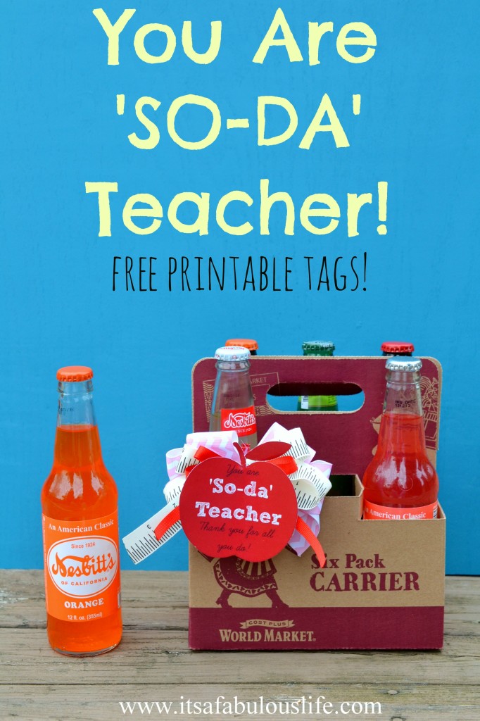 you are so da teacher free printable tags teacher appreciation week