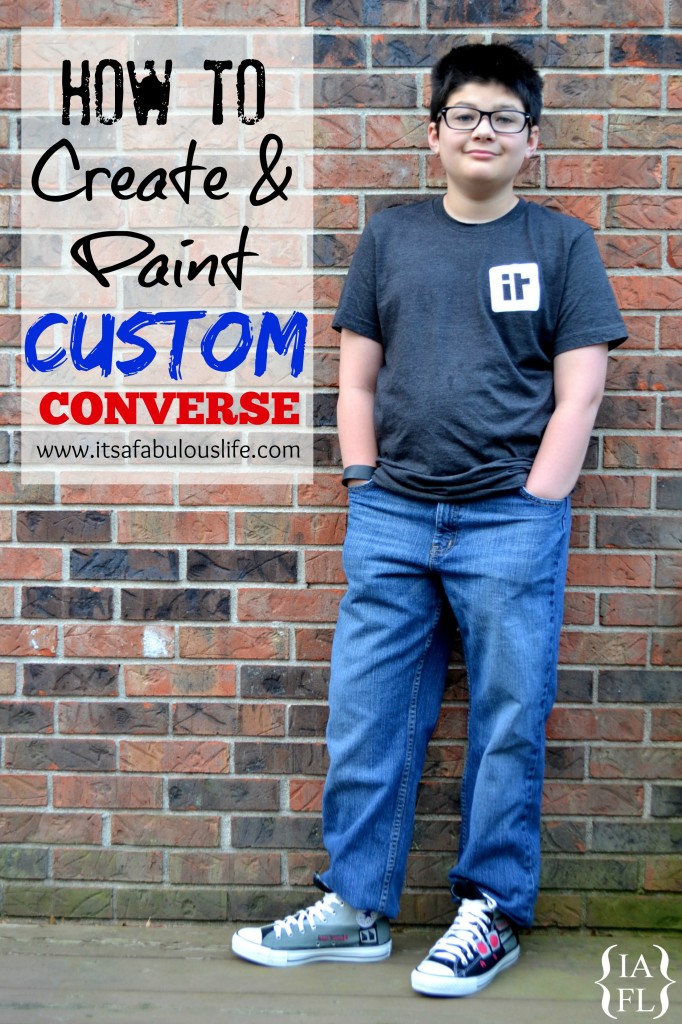 how to create and paint custom converse