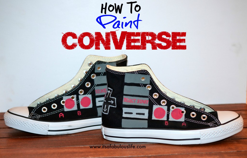 How To Paint Converse