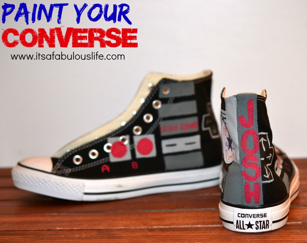 How to Paint Your Converse --- SOOO Much easier than you think!