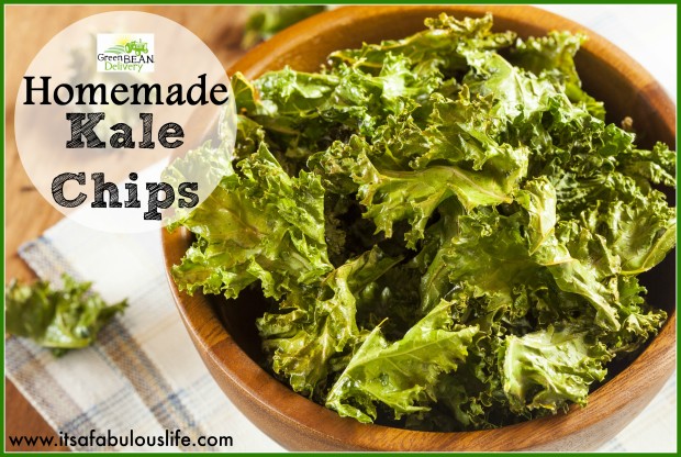Homemade Kale Chips (with Sea Salt!) 