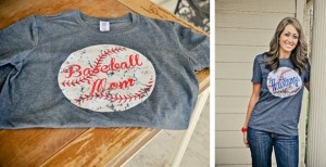 Custom vintage inspired baseball tshirts