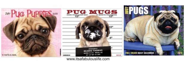 pug calendar - gift ideas for pug dog lovers