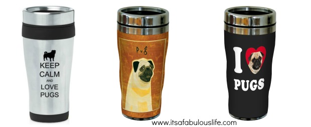 pug coffee cups - gift ideas for pug lovers