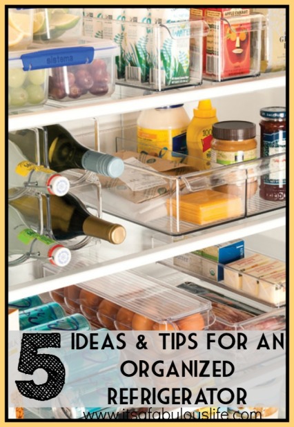 5 ideas and tips for an organized refrigerator