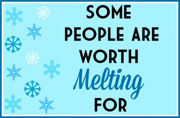 Some People Are Worth Melting For Frozen Inspired Snowman Ornament and Printable Tag