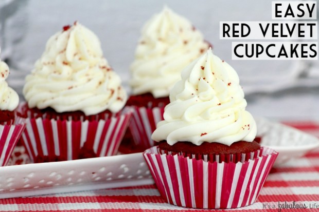 Super Easy, Super Delicious Red Velvet Cupcakes