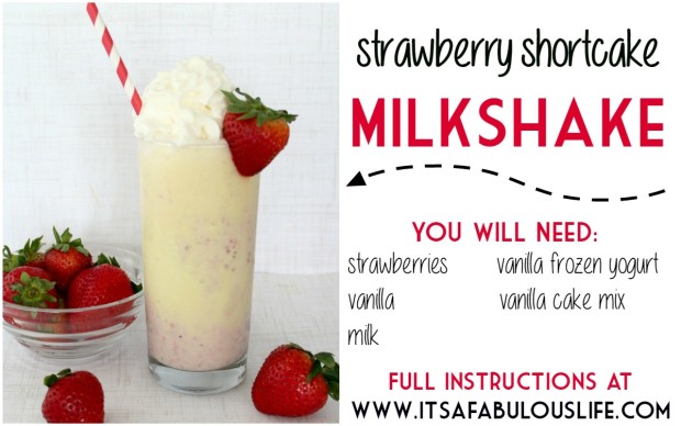 Strawberry Shortcake Milkshake Recipe
