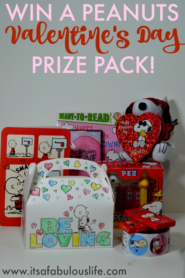 Win a Peanuts Valentine's Day Prize Pack