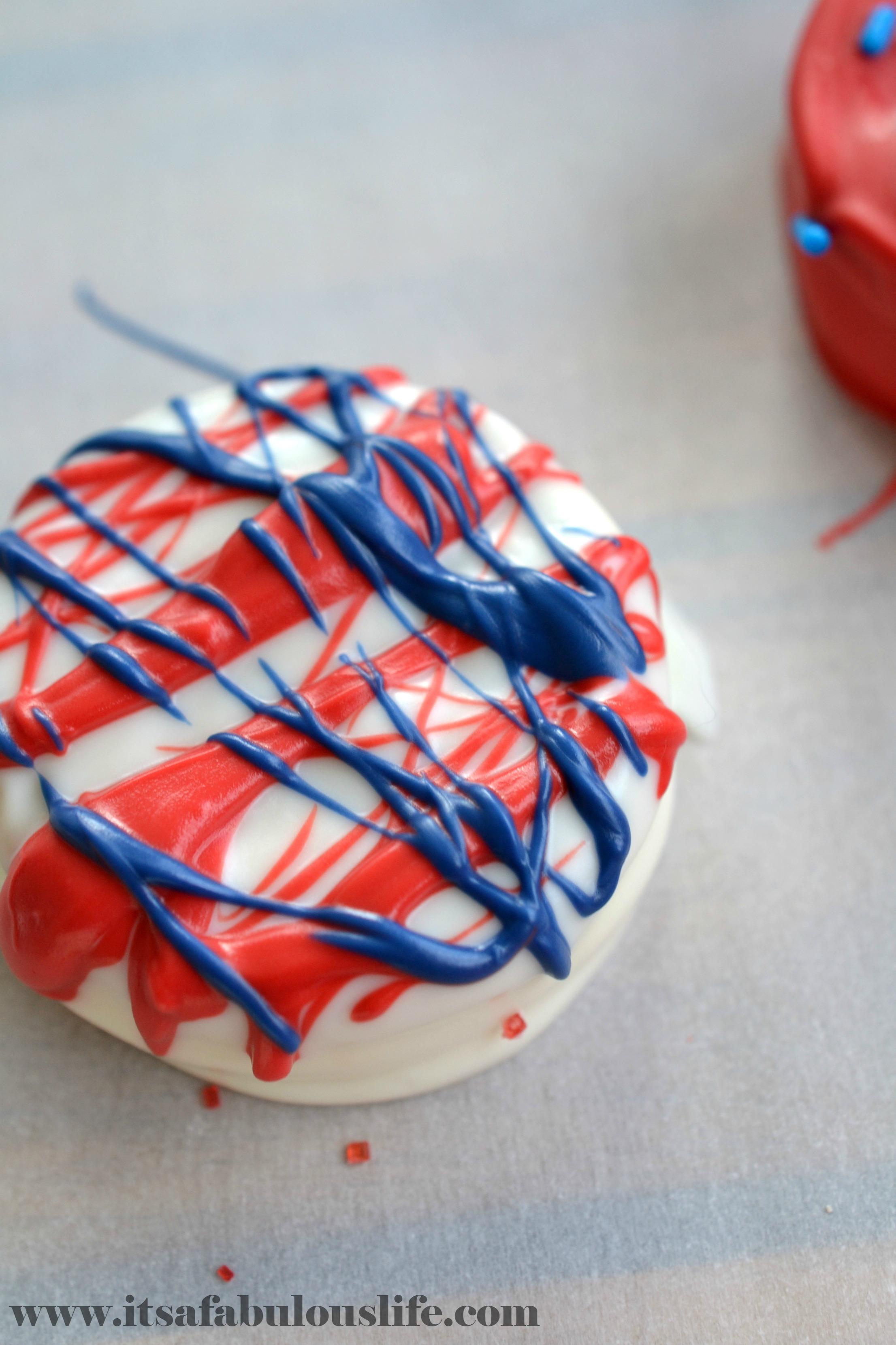4th of July Chocolate Covered Oreos