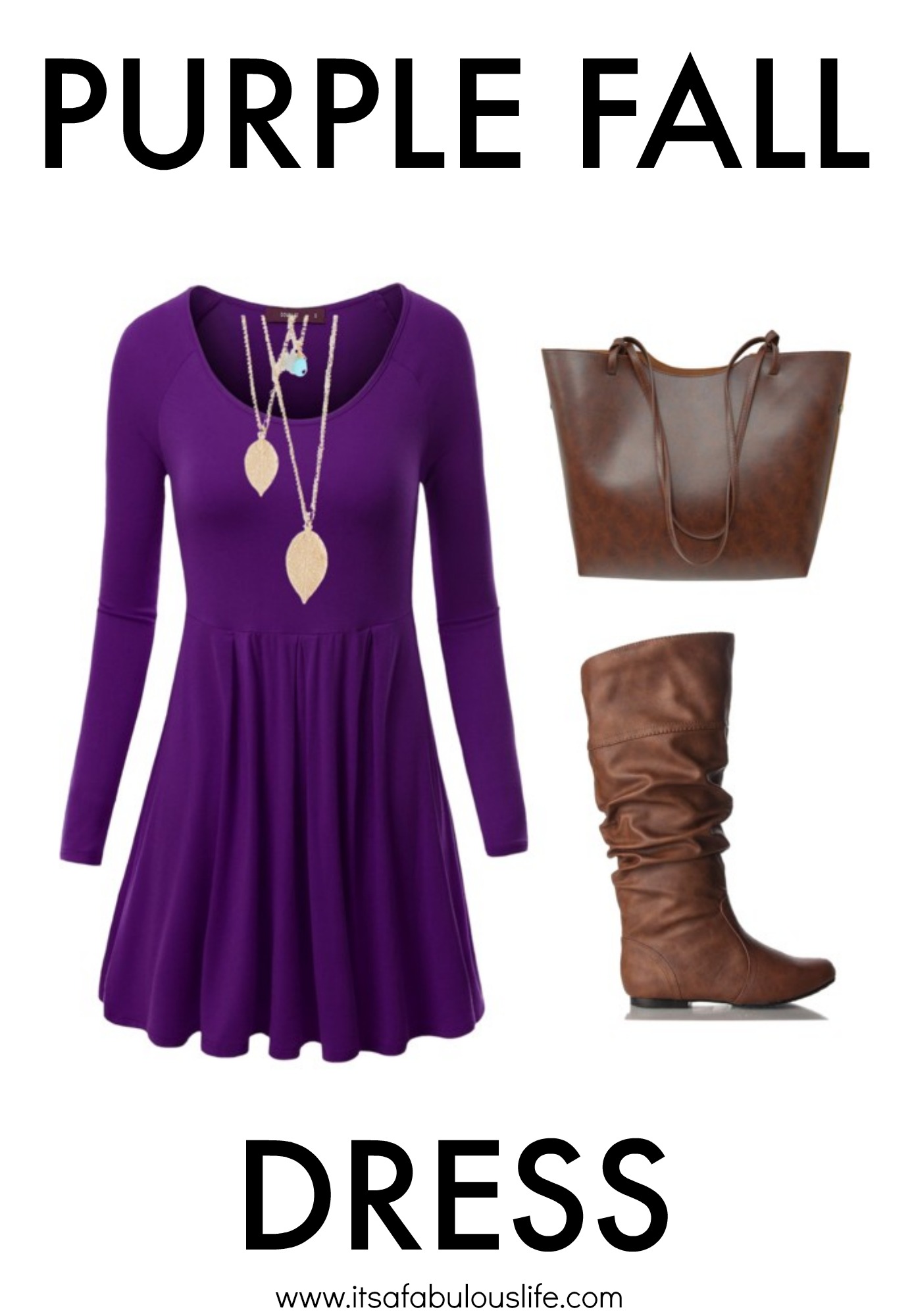 Purple Fall Dress