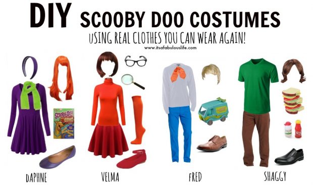 Group Costume Ideas: DIY Scooby Doo Costumes
