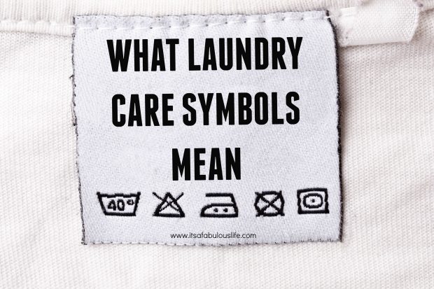What Laundry Care Symbols Mean