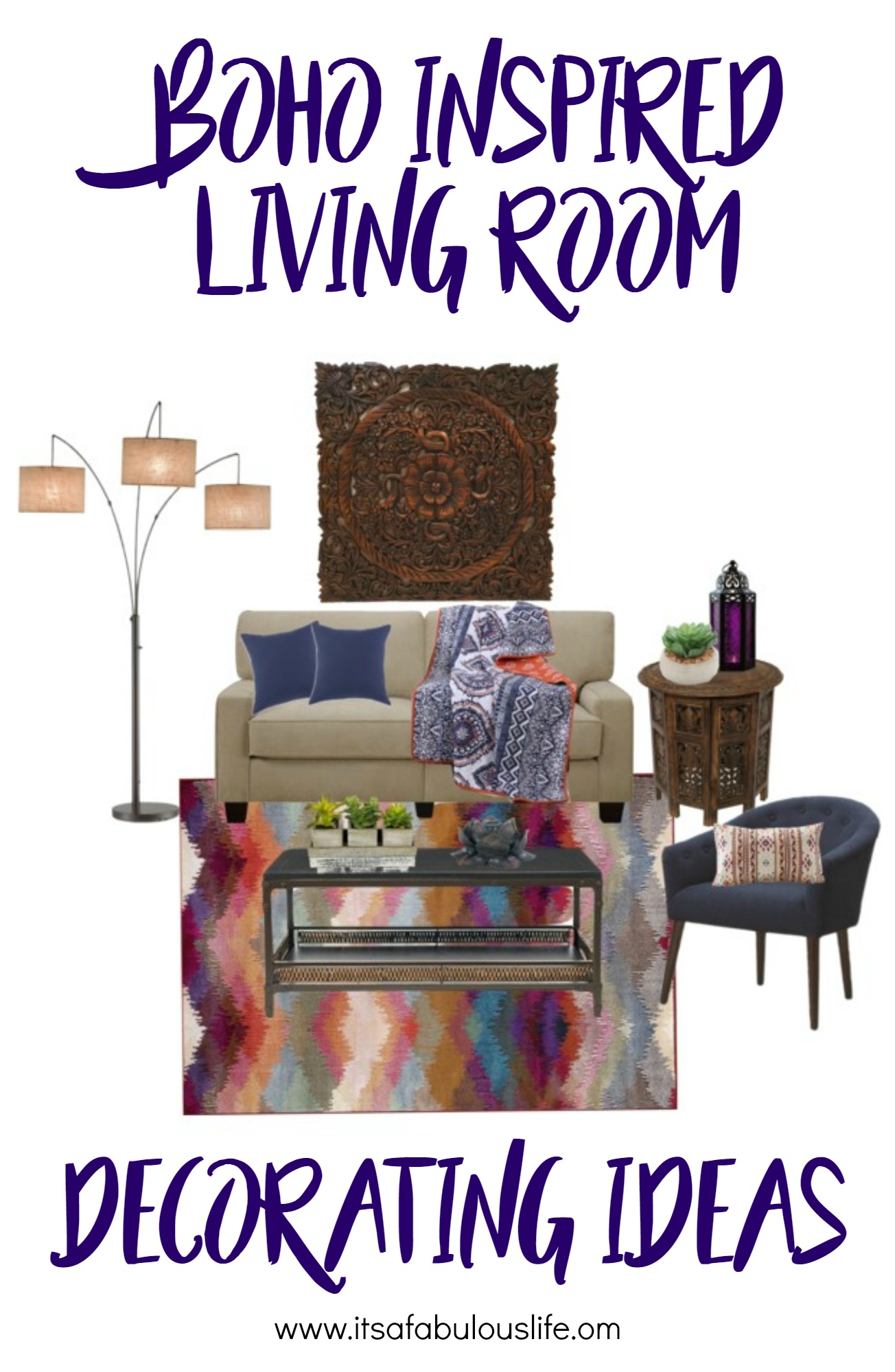 Boho Living Room Decorating Ideas