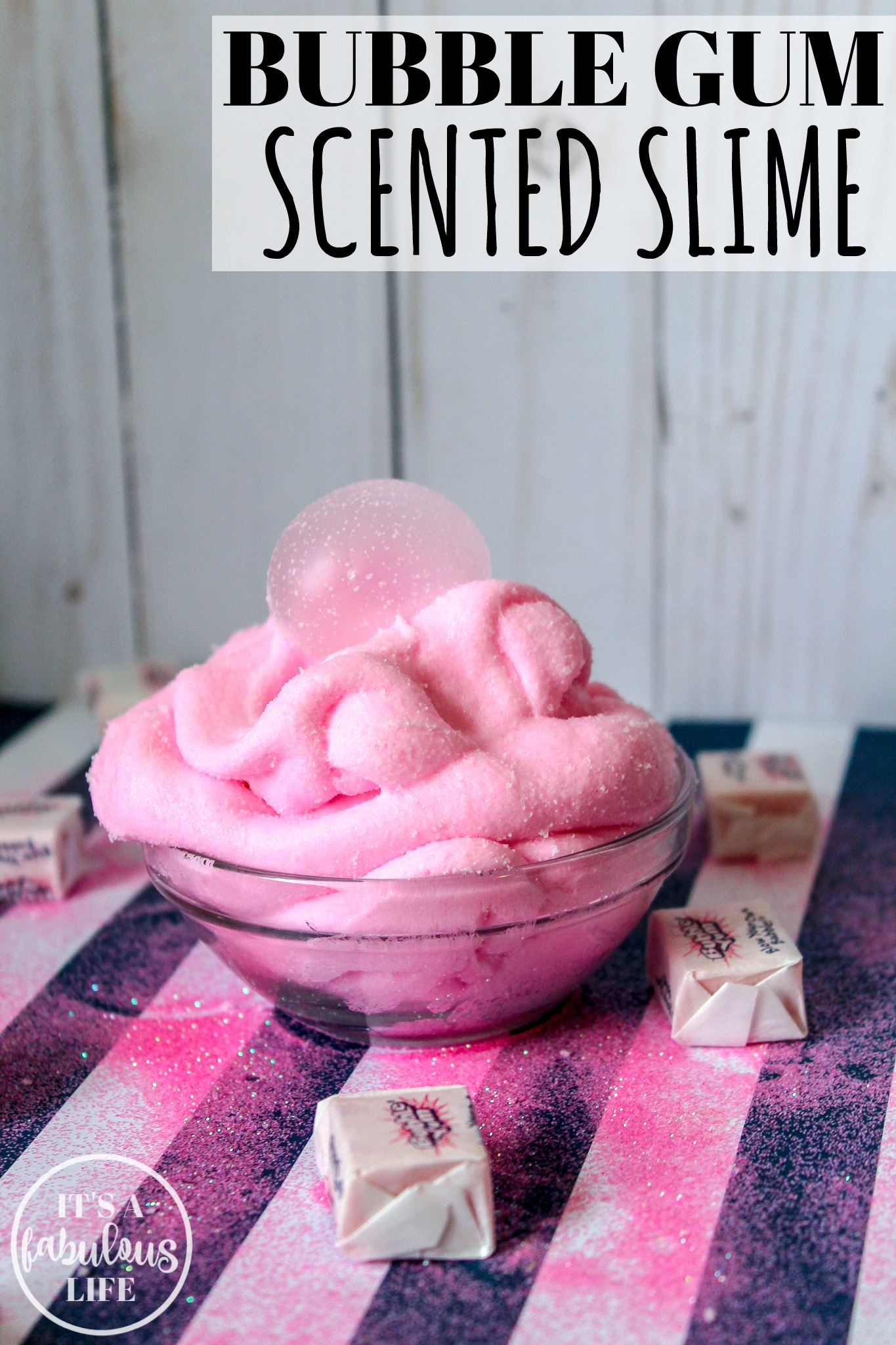 Bubble Gum Scented Slime 