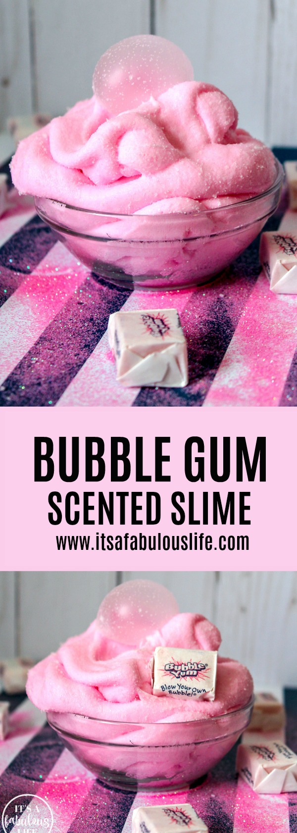Bubble Gum Scented Slime 
