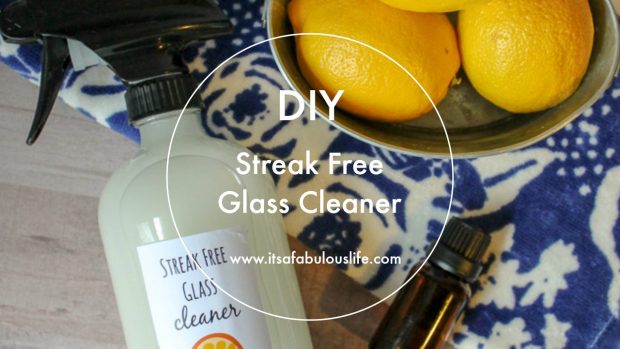 DIY Streak Free Glass Cleaner