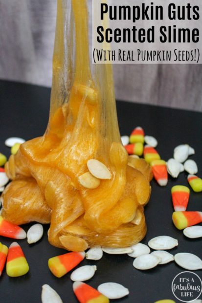 Scented Pumpkin Guts Slime Recipe
