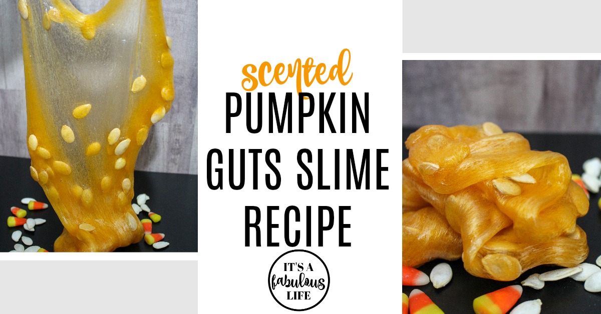 Scented Pumpkin Guts Slime Recipe