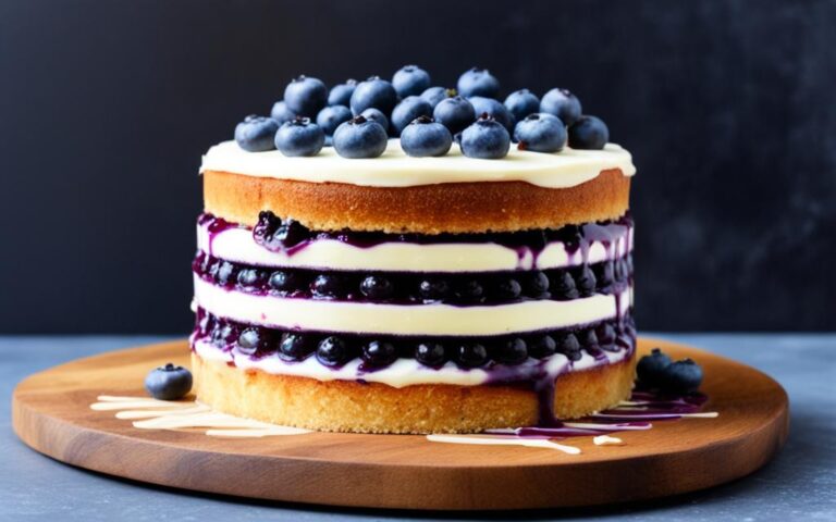 Blueberry and White Chocolate Cake: A Perfect Blend of Sweet and Tart
