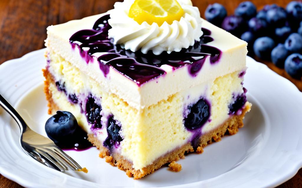 blueberry lemon cheesecake cake