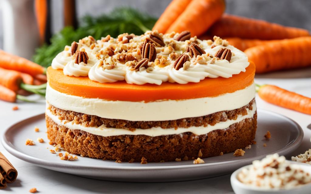 carrot cake tray bake