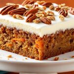 carrot tray bake cake
