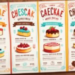 cheesecakery menu