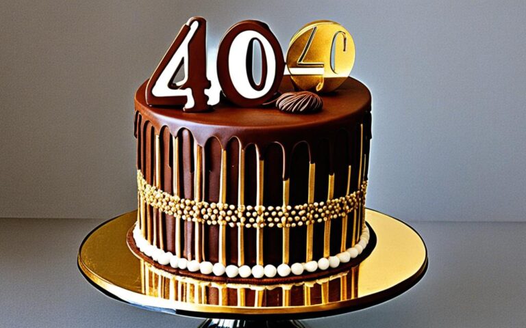 Luxurious Chocolate 40th Birthday Cake Ideas