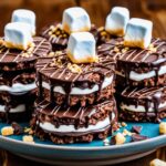 chocolate and marshmallow rice crispy cakes