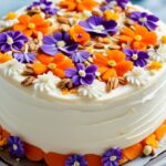 decorations for a carrot cake