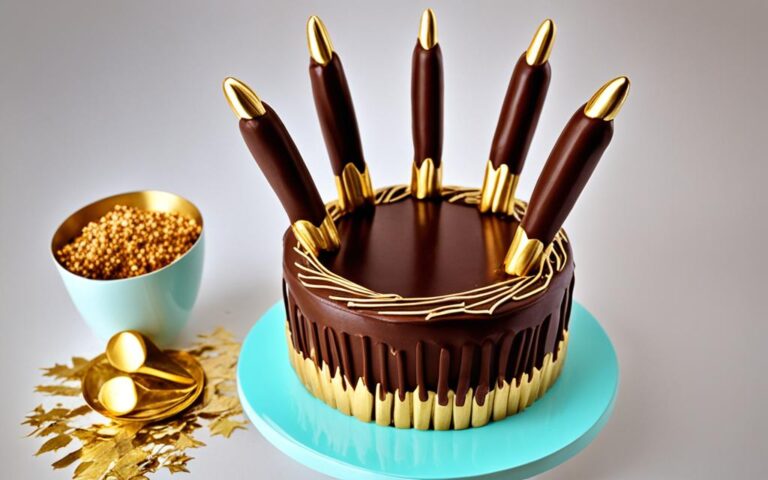 Creative Finger Chocolate Cake for Parties