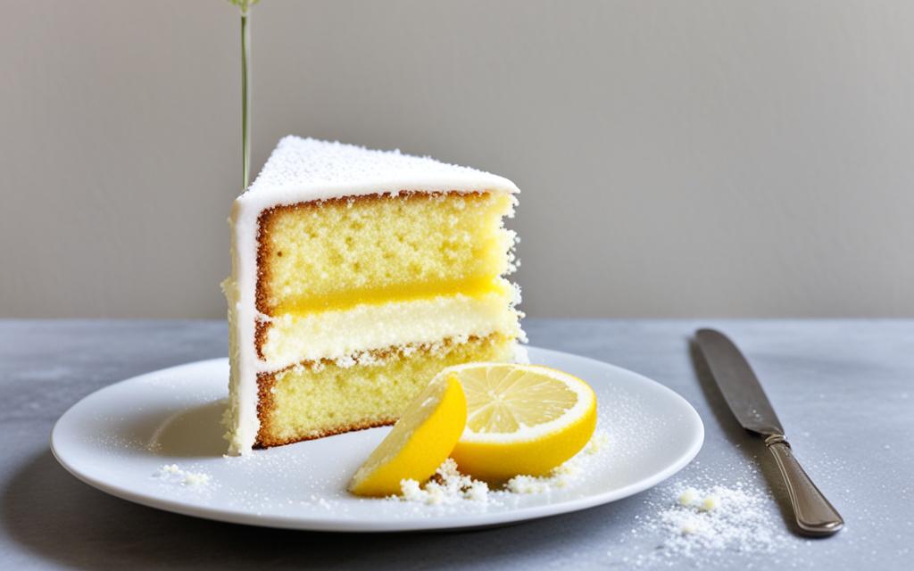 lemon and elderflower cake