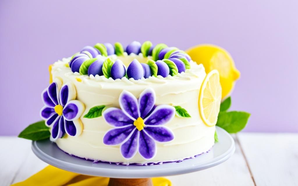 lemon cake decoration ideas