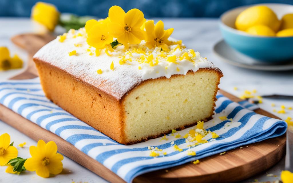 lemon drizzle cake decoration