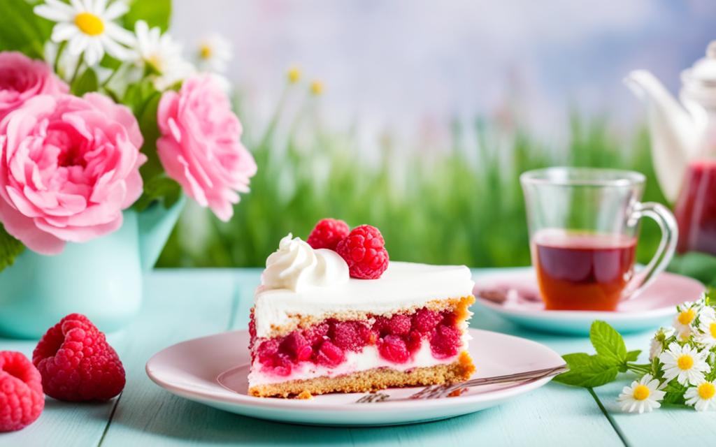 raspberry cake serving suggestions