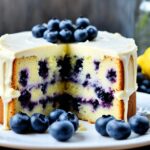 vegan blueberry lemon cake