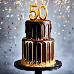 50th birthday chocolate cake