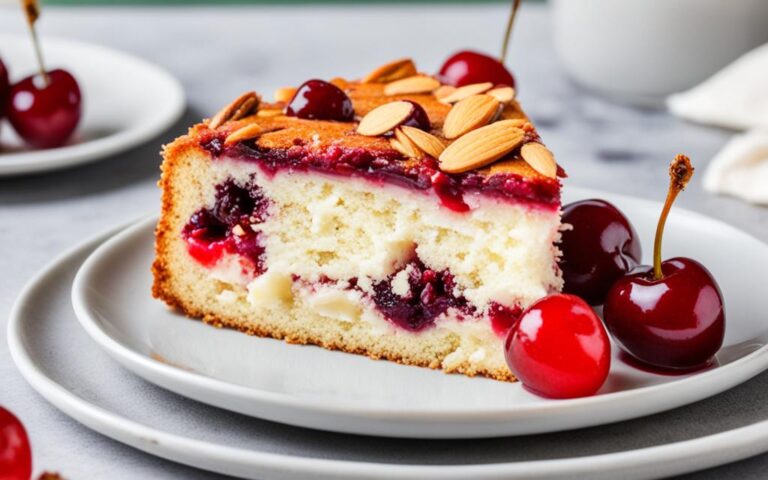 Nutty and Sweet: Almond and Cherry Cake Perfection