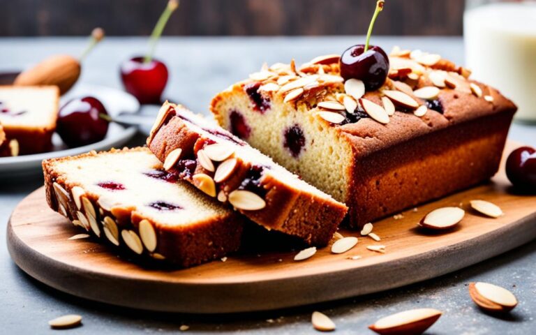 Perfect Pair: Almond and Cherry Loaf Cake for Casual Snacking
